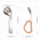 儿童握柄316不锈钢餐具 儿童握柄316不锈钢餐具