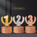 Wooden Metal Trophy
