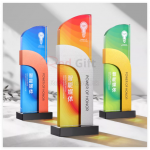 創意金屬水晶獎座