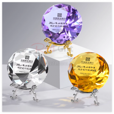 創意鑽石水晶獎座