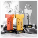 金屬水晶獎座 金屬水晶獎座