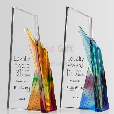 水晶琉璃设计创意奖座