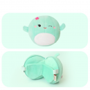 Travel portable eye mask and neck pillow