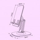 Rotating Transparent Adjustable Folding Phone Holder