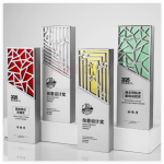 創意鏡面水晶獎杯