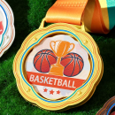 足球籃球旋轉獎牌