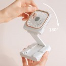 USB mobile phone holder with power bank hanging neck fan