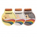 Colorful Swimming Medal