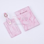 PU Luggage Tag and Passport Case Gift Set