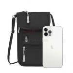 Crossbody ID card storage bag and mobile phone bag