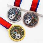 足球金属奖牌