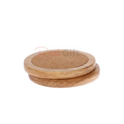 Bamboo Wood Absorbent Coaster