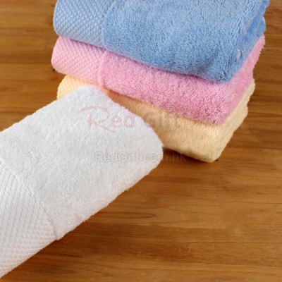 Colored cotton towels