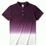 Gradient Colors Printed Polo Shirt