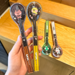 不鏽鋼筷子勺子套裝便攜餐具