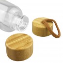 18.5OZ Nam-bamboo Lids PP Glass Bottle