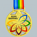 Rope Skipping Metal Medal