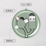 3合1伸缩数据线