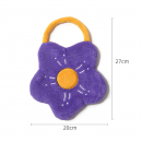 Coral fleece embroidered flower-shaped towel Coral fleece embroidered flower-shaped towel