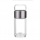 280ML Portable Glass Bottle with Infuser