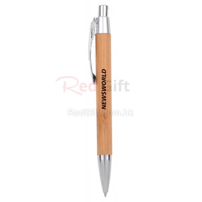 Bamboo Barrel Promotional Pen