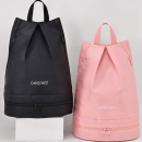 Waterproof backpack with separate wet and dry compartments