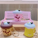 奶茶捏捏樂減壓玩具鑰匙扣 奶茶捏捏樂減壓玩具鑰匙扣