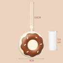 Donut-shaped portable lint remover