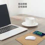 Environmentally Friendly Cork Wireless Charger Mouse Pad