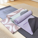 Double-layer non-slip silicone bottom yoga towel mat