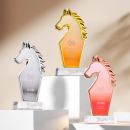 馬年金屬水晶獎盃