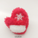 圣诞毛绒胸针/挂件