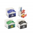 Pen Holder with Memo Holder with Clips