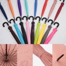 Water Activated Color Changing Flower Print Straight Umbrella