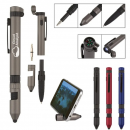 Outdoor tool light pen, LED compass, touchscreen phone holder, ballpoint pen