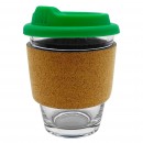 Carlo Glass Coffee Cup - Cork Band