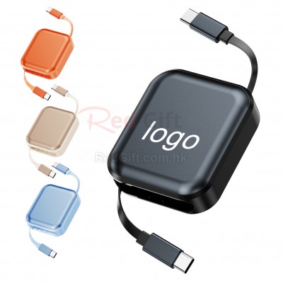 240W Retractable Dual Type-C Transmission Cable 240W Retractable Dual Type-C Transmission Cable