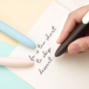 撞色胖胖按动中性笔