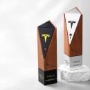 折邊實木獎座 折邊實木獎座