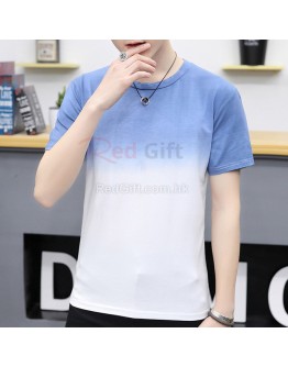 Gradient Colors Printed T-Shirt