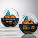 水晶奖座