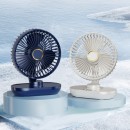 Desktop Air Circulation Turbine USB Digital Display Small Fan