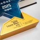 Crystal & Metal Trophy