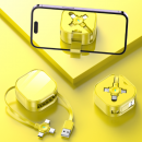 伸縮收納支架三合一數據線