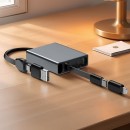 伸縮Type-C鋁合金60W快充數據線