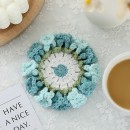 Woven flower cup mat