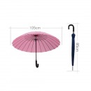 Water Activated Color Changing Flower Print Straight Umbrella