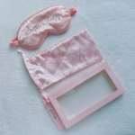 Double-sided silk-like strap eye mask