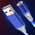 七彩流光磁吸充電線
