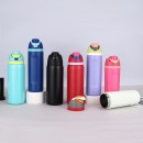 304 Stainless Steel Bounce Double Drink Large Capacity Portable Thermos Cup